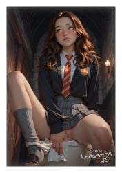hermione granger from harry potter by lexisart34