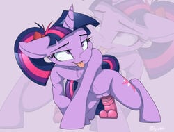 2018 ahe_gao alternate_hairstyle chest_tuft cutie_mark dildo dildo_sitting equine eyebrows eyelashes female feral floppy_ears friendship_is_magic fur hair hair_ribbon hairbow hi_res hooves horn looking_pleasured mammal masturbation mistydash multicolored_hair my_little_pony nude open_mouth penetration ponytail purple_eyes pussy pussy_juice ribbons sex_toy simple_background solo tongue tongue_out tuft twilight_sparkle_(mlp) unicorn vaginal_masturbation vaginal_penetration vaginal_penetration white_background