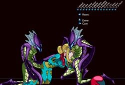 doggy_style fellatio female gangbang human male metroid metroid_fusion nintendo oral samus_aran space_pirate straight threesome