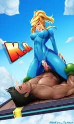 1boy 1girls abs battlefield_(super_smash_bros) bimbo black_hair blonde_hair boxing_gloves breasts clothed_female_nude_male clothed_sex crotch_cutout cum cum_in_pussy defeated ejaculation erection female human k.o. large_breasts little_mac male metroid neocoill nintendo pectorals penetration penis ponytail punch-out!! punch_out pussy samus_aran sex short_hair straight super_smash_bros. super_smash_bros._for_nintendo_3ds_and_wii_u sweat text tied_hair vaginal vaginal_penetration wink