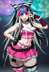 ai_generated blacked danganronpa danganronpa_2:_goodbye_despair huge_ass mioda_ibuki queen_of_spades tattoo