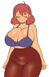 5hitzzzu big_breasts blush boombita bra breasts female female_focus female_frisk female_only freckles freckles_on_breasts freckles_on_face frisk funcu funculicious high_resolution highres leggings meatcuteshii pinkbobatoo showing_off skiddioop solo solo_female solo_focus stereodaddy tagme thick_thighs undertale