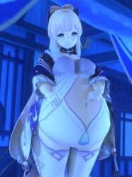 1female 1girls 3d andreavercetti2 bbw bed belly belly_button big_belly breasts chubby chubby_female exposed_fat_belly fat fat_female fat_girl fat_woman female female_focus female_only genshin_impact hoyoverse inazuma_girls light-skinned_female light_skin mihoyo mihoyo_technology_(shanghai)_co._ltd. morbidly_obese obese obese_female overweight overweight_female pink_hair pink_hair_female sangonomiya_kokomi solo solo_female solo_focus standing thick_thighs thighs wide_hips