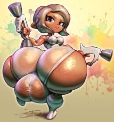 1female 1girls 2024 agent_8_(splatoon) ai_generated animal_humanoid ass ass_bigger_than_head ass_focus big_ass big_breasts big_butt big_pussy blue_eyes bodysuit breasts bubble_butt camel_toe casual_nudity cephalopod cephalopod_humanoid clothed clothing colored digital_media_(artwork) dumptruck_ass eyebrows eyelashes fat_ass fat_pussy female female_only footwear genitals gigantic_ass grey_eyebrows grey_hair hair hairy_pussy hi_res holding_object holding_weapon huge_ass huge_butt humanoid hyper hyper_ass hyper_butt hyper_genitalia hyper_pussy looking_at_viewer looking_back looking_back_at_viewer marine marine_humanoid mollusk mollusk_humanoid nintendo no_bra no_underwear noonun not_furry octarian octoling pseudo_hair pubes pussy pussy_visible_through_clothes revealing_clothes round_ass shaded shoes sideass simple_background skinsuit solo solo_female splatoon tan_background tan_body tan_ears tan_skin tentacle tentacle_hair thick thick_ass thick_thighs thighs tight_clothing voluptuous voluptuous_female weapon white_bodysuit white_clothing white_footwear white_shoes white_skinsuit white_washing wide_hips