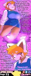 abstract_background absurd_res aggretsuko ailurid anthro artifact_the_fox big_breasts big_ears blue_clothing blue_shirt blue_topwear bodily_fluids bottomwear brainwashed brainwashing breasts brown_body brown_fur brown_nose canid canine cheating cheating_wife cheek_tuft clothed clothed_breasts clothing collared_shirt comic comic_page corrupted corruption cuckold dialogue dominant dominant_male drooling duo facial_tuft female femsub fox fox_boy fur furry glistening glistening_body glowhorn glowing glowing_eyes hair head_tuft hi_res hypnosis hypnotic_eyes imminent_sex infidelity limp_arms looking_pleasured looking_up looking_worried male male/female maledom mammal master mind_alteration mind_control nervous netorare ntr office office_clothing office_lady orange_body orange_fur panties panty_shot red_panda repeated_dialogue retsuko saliva saliva_string sanrio shirt silhouette simple_background skirt slave smile smiling_at_another spiral spiral_background spiral_eyes submissive submissive_female talking_to_another tan_body tan_fur tight_clothing topwear trance tuft underwear white_body white_clothing white_fur white_panties white_shirt white_topwear white_underwear