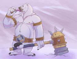 anthro bashmaster bashmaster_the_unbreakable bear donkey_kong_(series) male male_only mammal nintendo penis polar_bear solo