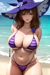 ai_generated big_breasts genshin_impact lisa_(genshin_impact) nerdworld97 sexy thick_thighs waifu