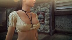 3d breasts cowboy_hat cowgirl hitman hitman_absolution io-interactive lilly_s_dukes screenshot screenshot_edit shooting_range twintails video_games