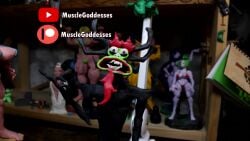 3d animated blood clay_(medium) claymation crush crushing death doll_(squid_game) mini_giantess muscle_goddesses pink_guard sound squid_game stop_motion tagme thick_thighs video