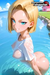 android 18 from dragon ball by shapefan