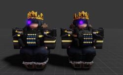 1girls 3d butheresthetoger clothed decaying_winter roblox roblox_game robloxian showcase sledge_queen standing tagme thick_thighs thighs