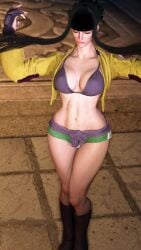 3d busty cosplay female female_focus female_only hourglass_figure laura_matsuda_(cosplay) manon_legrand sf_screenshot street_fighter street_fighter_6 tagme wide_hips