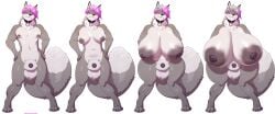 absurd_res age_progression animal_genitalia anthro anuv arachnoid888 areola balls basic_sequence big_areola big_balls big_breasts big_nipples breast_expansion breasts canid canine canis collar collar_only colored digital_drawing_(artwork) digital_media_(artwork) expansion fur gender_transformation genitals gynomorph hair hi_res huge_areola huge_breasts huge_nipples hyper hyper_breasts intersex looking_at_viewer male mammal mature_anthro mature_gynomorph mature_intersex mature_male mtg_transformation mti_crossgender mti_transformation nipples nude penis rule_63 sequence simple_background smile solo tail thick_thighs transformation transformation_sequence wide_hips wolf