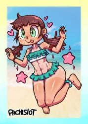 abs animal_crossing bikini female nintendo pachislot villager_(animal_crossing)