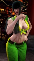 3d busty cosplay female female_focus female_only hourglass_figure laura_matsuda_(cosplay) manon_legrand sf_screenshot street_fighter street_fighter_6 tagme wide_hips