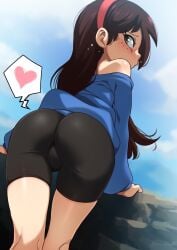 ass_focus embarrassed jcm2 leggings sid_chang