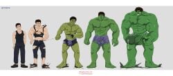 balls bara big_penis bigthortita boner bulge erection flaccid growth growth_sequence hulk hulk_(series) hulked_out male male_only marvel muscle_growth muscles muscular nude penis ripped_clothing solo solo_male