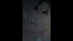 animated animated big_penis cowgirl_position in_bed mounting ntr ntrman