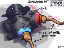 breast_vore klazo lactating lactation mass_vore milking milking_machine multiple_prey nintendo_labo nintendo_switch nintendo_switch_2 soft_vore struggling struggling_prey switch_dog twosy unwilling unwilling_prey vore