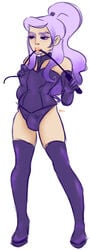 androgynous bulge femboy male male_focus psc-art purple_hair riding_crop solo