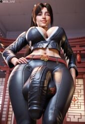 3d ai_generated big_balls big_penis king_of_fighters mai_shiranui milk_itai