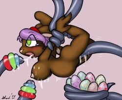 anthro cum easter egg egg_laying holidays impregnation mia pregnant shardshatter tentacle