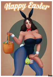 1futa basket big_breasts big_penis bow bow_tie breasts brown_hair bunny_ears bursting_breasts cleavage cock_ring costume easter easter_balls easter_bunny easter_eggs eggs foreskin futa_only futanari hair holding_penis huge_breasts huge_cock intersex large_breasts large_penis light_skin naavs outfit paint penis pinup pirate scar shae_dougherty solo solo_futa tail tease white_hair