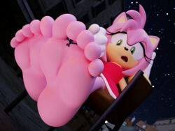 4:3 5_toes amy_rose anthro disruploflo duo eulipotyphlan feet female foot_fetish foot_focus foot_play hi_res humanoid_feet low-angle_view male male/female mammal micro plantigrade sega soles sonic_(series) sonic_the_hedgehog_(series) sonic_the_werehog sonic_unleashed toes werecreature wereeulipotyphlan werehog