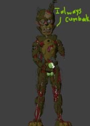 3d accurate_art_style bad_art biting_lip blender cum five_nights_at_freddy's focus freddy_fazbear's_pizzeria_simulator humanoid jerkingoff penis poorly_edited scottgames scraptrap scraptrap_(fnaf) solo tagme what