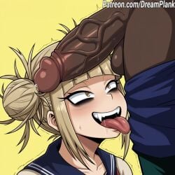 dreamplank my_hero_academia smile toga_himiko tongue_out