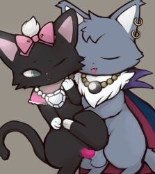 2023 3_toes animal_genitalia balls black_body black_ears black_fur black_pussy black_tail blue_cape blue_clothing cape cheek_tuft closed_eyes clothing daz1319 dian_(jewelpet) diana_(jewelpet) digitigrade domestic_cat duo ear_piercing ear_ring facial_tuft fangs feet felid feline felis female female_feral female_penetrated feral feral_on_feral feral_penetrated feral_penetrating feral_penetrating_feral fur gem genitals gloves_(marking) gold_piercing grey_background grey_balls grey_body grey_ears grey_fur grey_sheath grey_tail head_tuft hi_res intraspecies jewelpet kemono looking_aside lying male male/female male_feral male_penetrating male_penetrating_female mammal markings motion_lines multicolored_body multicolored_cape multicolored_clothing multicolored_fur on_back on_side one_eye_closed open_mouth paws penetration penile penile_penetration penis penis_in_pussy piercing pink_bow pink_inner_ear pink_inner_pussy pink_nose pink_penis pink_tongue pointy_ears prick_ears purple_cape purple_clothing pussy quadruped red_cape red_clothing ring_piercing sanrio sega_fave sex sheath simple_background small_mouth tail teal_eyes teeth thrusting toes tongue tuft twisted_spoon_position two_tone_body two_tone_fur vaginal_penetration vaginal_penetration white_body white_fur white_gem white_inner_ear