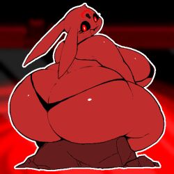 anthro bbw deadsector fat female first_porn_of_character game_mod ineffective_clothing luna_(heaven's_call) overweight overweight_female planet_symbol self_upload solo the_binding_of_isaac