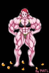 abs biceps dragon_ball dragon_ball_z female matl muscles muscular muscular_arms muscular_female muscular_legs muscular_thighs needs_breasts pecs supreme_kai_of_time