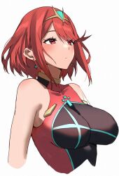 breasts check238 core_crystal female female_only nintendo pyra short_hair solo swimsuit xenoblade_(series) xenoblade_chronicles_2