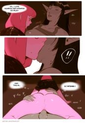 1futa 1girls comic comic_page dick female futa_on_female futanari marceline princess_bubblegum steemyart