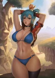 bulma_briefs chichi dragon_ball dragon_ball_z fusion tiosam tiosam13