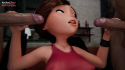 anianiboy cheating_wife cum cum_in_mouth cum_on_breasts fellatio handjob helen_parr masturbating milk tagme video work_in_progress