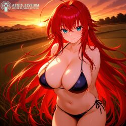 rias gremory from high school dxd by aegis elysium