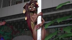 3d choovy3 completely_nude completely_nude_female embarrassed embarrassed_nude_female enf fully_nude marina_(splatoon) nude octoling public_nudity splatoon