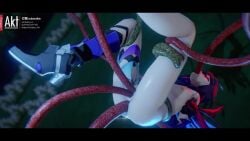 akt anal animated female honkai:_star_rail honkai_(series) seele_(honkai:_star_rail) tagme tentacle video