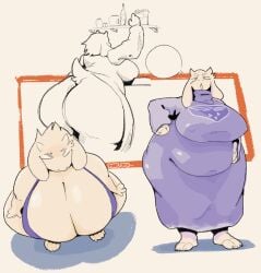 1girls ass bikini breasts female milf tagme toriel undertale wrayet