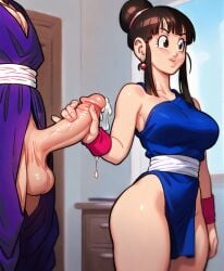 after_cumshot ai_generated chichi cum son_gohan