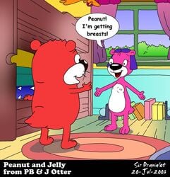 2003 disney first_porn_of_franchise jelly_otter nipples pb&j_otter peanut_otter purple_hair sir_drawalot