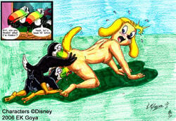 2006 anthro bestiality brandy_and_mr._whiskers brandy_harrington canine cheryl_(brandy_and_mr._whiskers) disney disney_channel dog ek_goya female female_only fur furry furry_only mammal meryl_(brandy_and_mr._whiskers) multiple_females yuri zoophilia