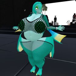 anthro big_ass big_breasts breasts bubble_butt fat ferialexonar huge_ass tagme thick_thighs wide_hips