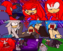 after_sex angry blush comic cum cum_on_face driving echidna fur heart hedgehog humor kick knuckles_the_echidna laugh male male_only mammal multiple_males penis sega shadow_the_hedgehog silver_the_hedgehog sonic_(series) sonic_the_hedgehog yaoi