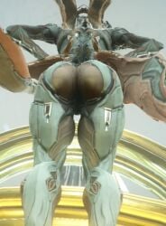 3d ass ass_focus big_ass big_butt bubble_ass bubble_butt butt butt_focus humanoid robot_humanoid screen_capture screencap screenshot warframe wisp_(warframe)