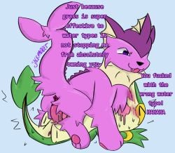 >.< 2024 2_penises anus churro_(jackrabbit) cum_in_slit dialogue diphallia diphallism dominant dominant_feral dominant_male duo eeveelution english_text feral generation_1_pokemon generation_5_pokemon genitals hi_res jackrabbit_(artist) male male/male multi_genitalia multi_penis nintendo pawpads penetration penis pokemon pokemon_(species) rape_play shaded shiny_pokemon signature slit_penetration slit_penis smug snivy text vaporeon