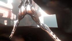 3d ass_focus big_ass humanoid robot_humanoid screen_capture screencap screenshot warframe wisp_(warframe)