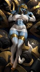 2024 2d 2d_(artwork) 5_fingers abs armor armored_male beak big_breasts big_thighs bird bird_girl blue_beak blue_body blue_feathers breasts busty chaos_(warhammer) claws crown female female_focus gold_high_heels held_up hi_res high_heels highres hips hourglass_figure large_breasts large_thighs male midriff momo_fox multiple_boys navel nipple_bulge red_eyes sharp_fingernails short_skirt skirt space_marine stockings thick_thighs thighhighs thighs tight tight_clothing toned toned_body toned_female tzeentch voluptuous warhammer_(franchise) warhammer_40k white_clothing white_thighhighs wide_hips